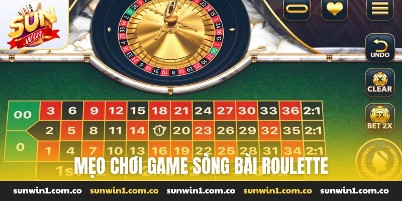 Mẹo chơi game sòng bài roulette