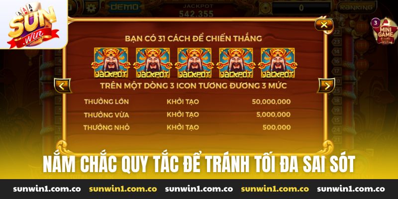 Nắm chắc quy tắc để tránh tối đa sai sót